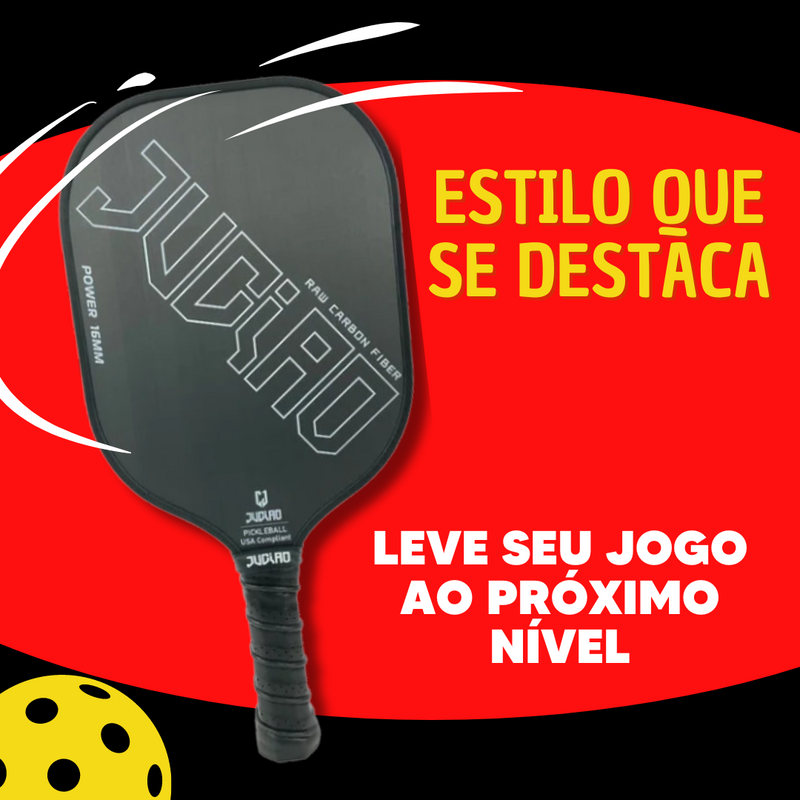 Raquete Juciao Power16  Fibra de Carbono Raw