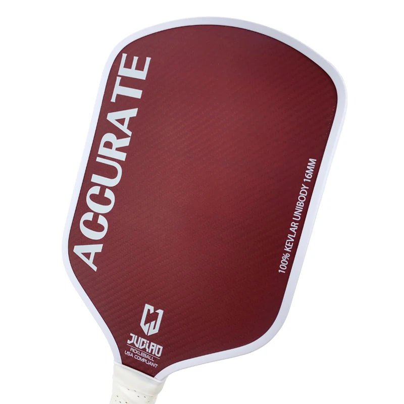 Raquete de Pickleball JUCIAO JCP4  Corpo Termoformado Unibody 100% Kevlar, Superfície de Alta Aderência e Rotação, Espessura de 16MM.