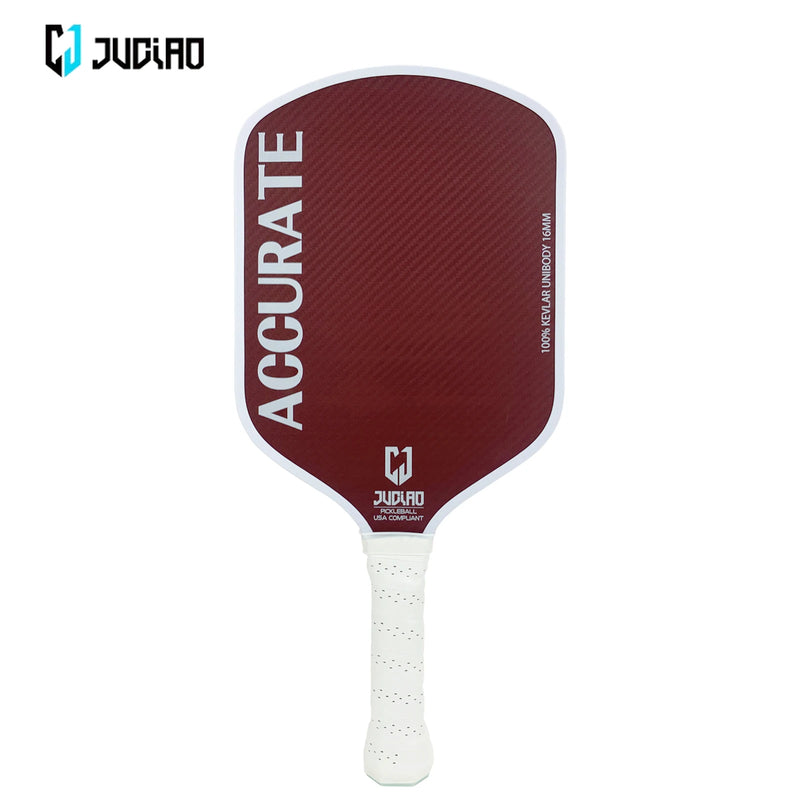 Raquete de Pickleball JUCIAO JCP4  Corpo Termoformado Unibody 100% Kevlar, Superfície de Alta Aderência e Rotação, Espessura de 16MM.