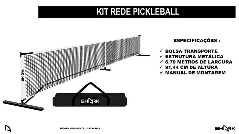 Rede Portátil para Pickleball da Shark