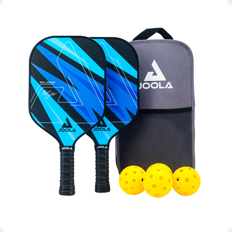 Kit de Raquetes, Bolsa e Bolas de Pickleball Joola Ben Johns Blue Lightning