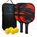 Kit Pickleball IANONI SPORTS - 2 Raquetes de Fibras de Vidro  4 Bolinhas e 1 sacola