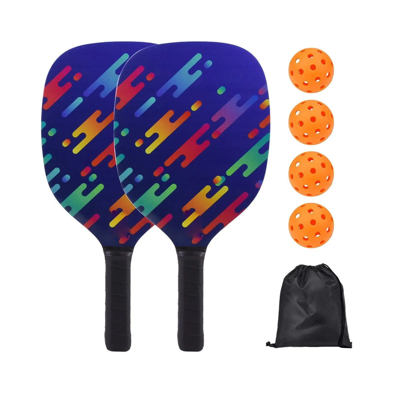 Kit 2 Raquetes de Pickleball com 4  bolas mais Sacola grátis